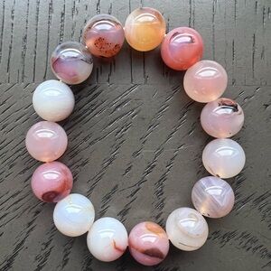 Yanyuan agate bracelet 14mm